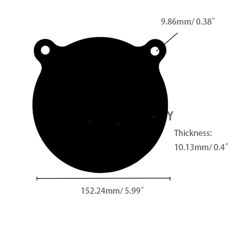 AR500 Steel Target Gong(图3)